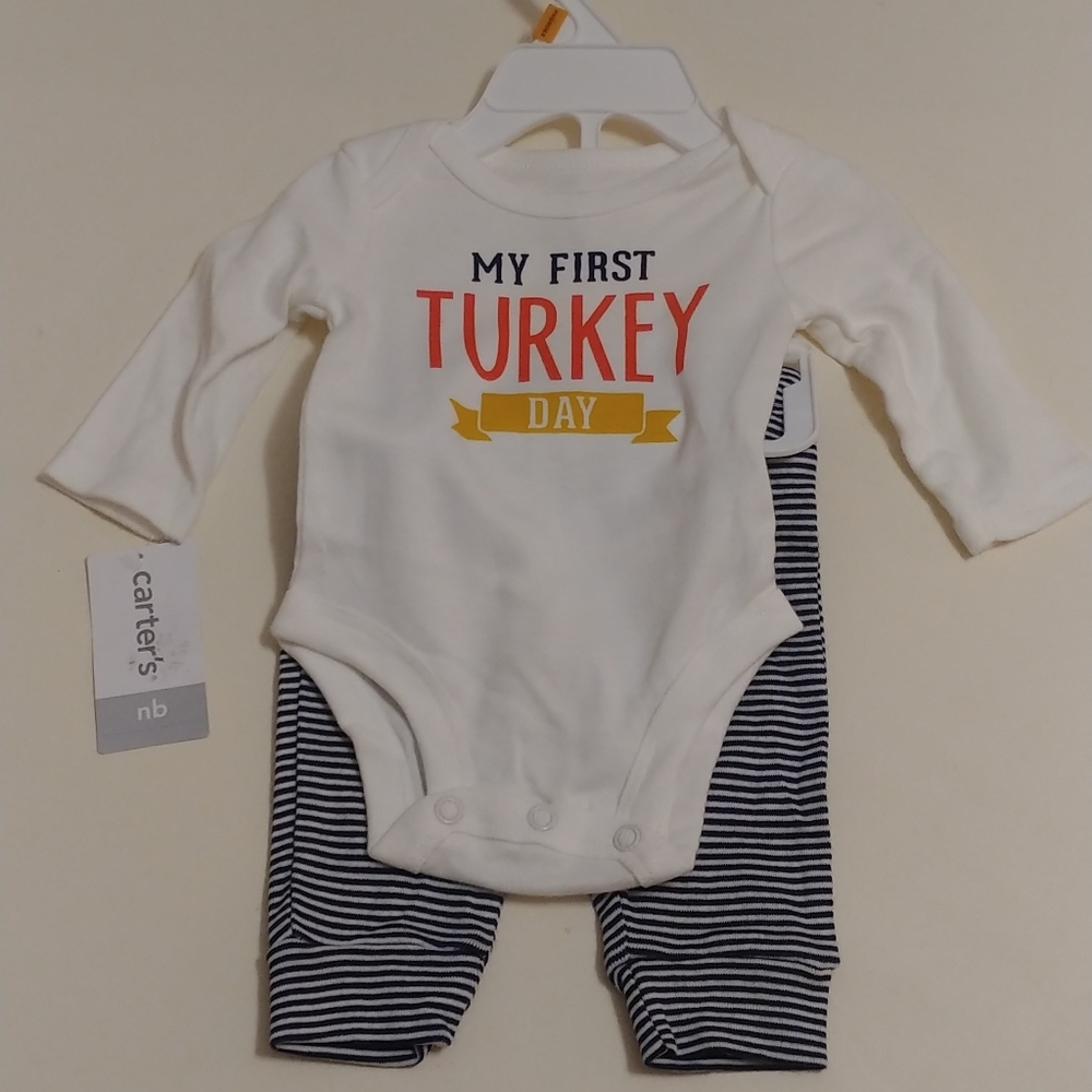 Carter's Newborn My First Turkey Day Outfit